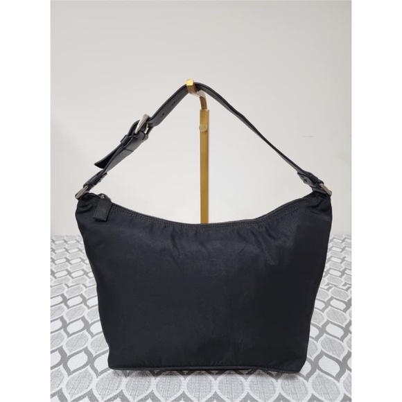 Authentic Prada Tessuto Shoulder Bag Black - Picture 5 of 11